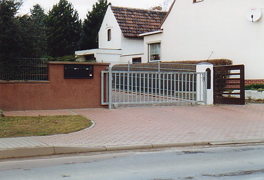 Schiebetor, einfache Ausfertigung