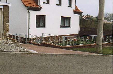 Tor- und Zaunanlage, feuerverzinkt