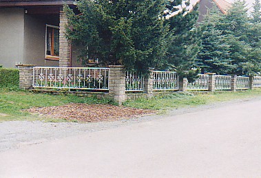 Tor- und Zaunanlage, feuerverzinkt