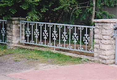 Zierzaun, feuerverzinkt