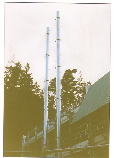 Schornsteinhalterungen fr Heizhaus Bad Suderode