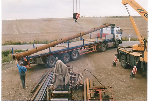 Schornsteinhalterungen fr Heizhaus Bad Suderode
