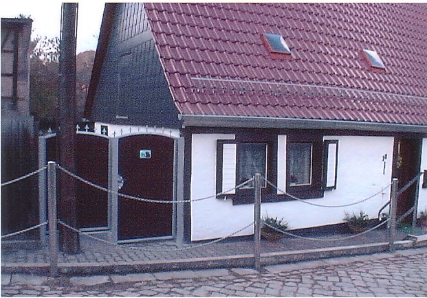 Tor mit Schmiedespitzen, Fllung Kmapan